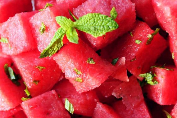 summertime watermelon salad