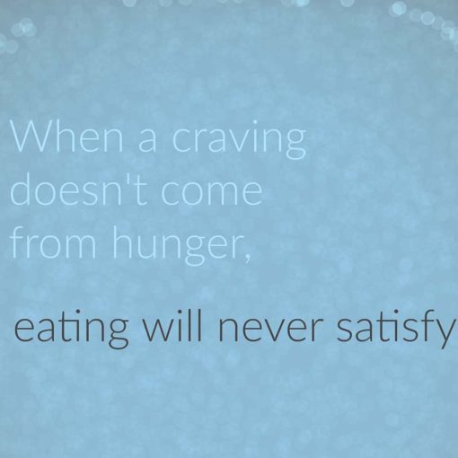 Cravings can come in many forms