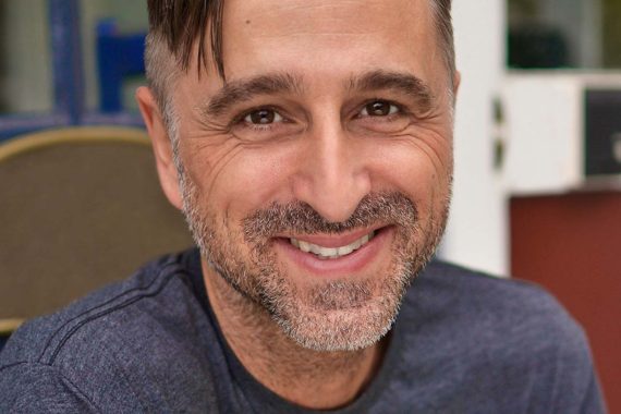Chris Verdi, owner and founder of a fitness studio in Allenhurst, New Jersey