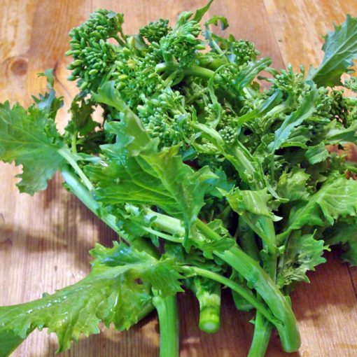 Broccoli raab is one of my top three green vegetables.