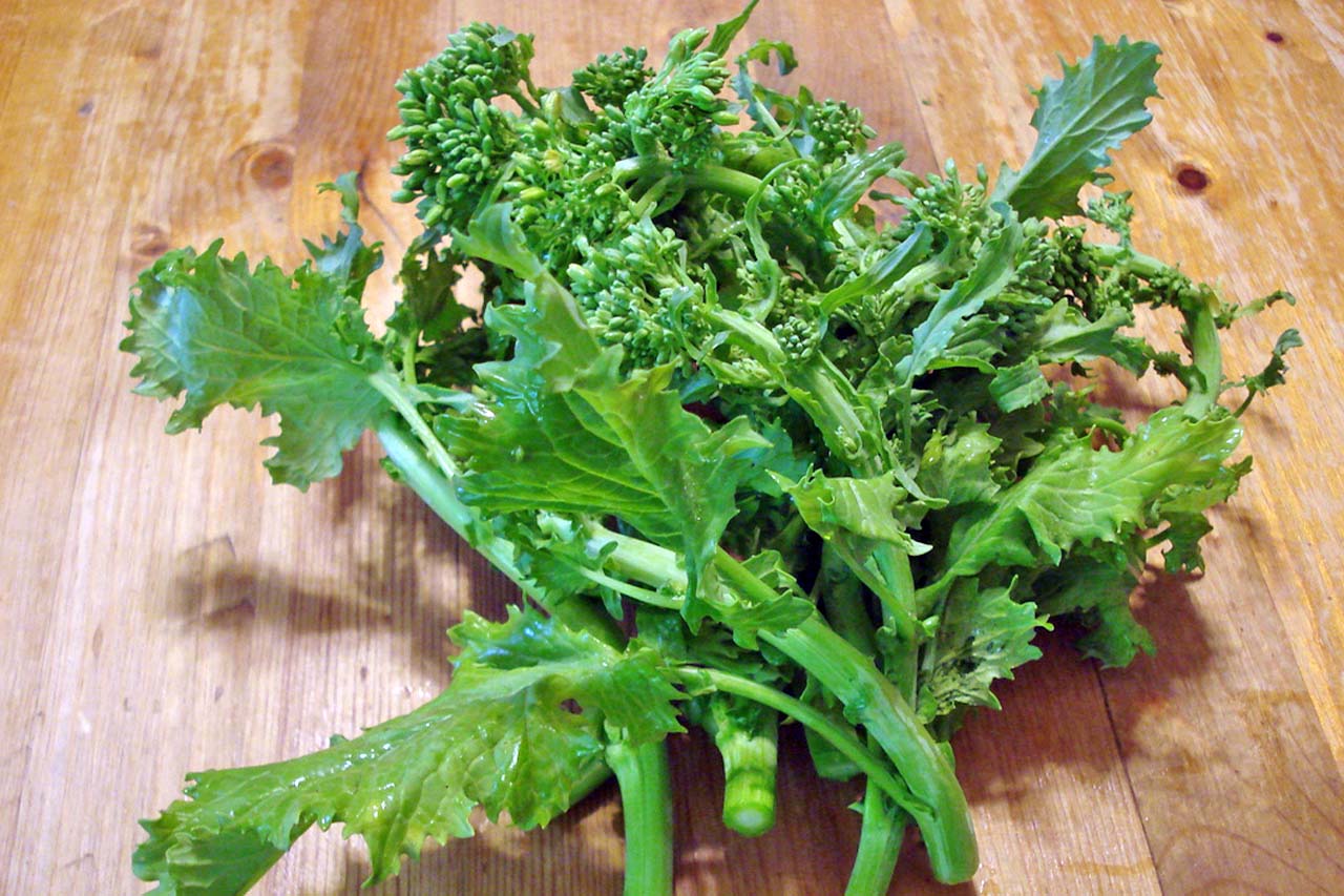 Broccoli raab is one of my top three green vegetables.