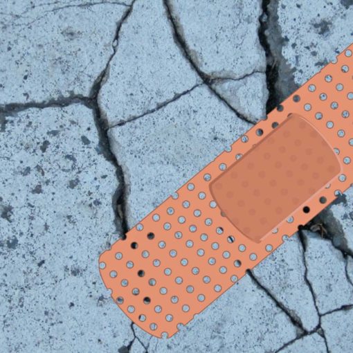 we've learned to grab temporary "band-aids"