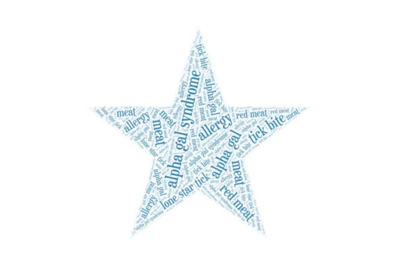 alpha-gal syndrome (galactose-alpha-1,3-galactose)