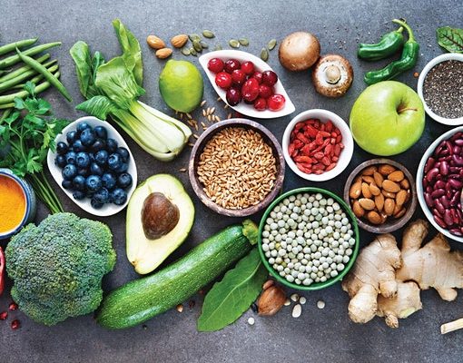 table of food