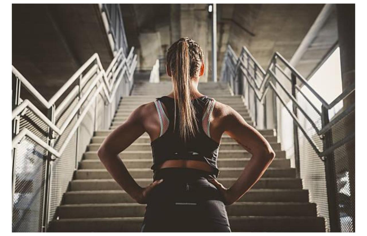 habit running stairs