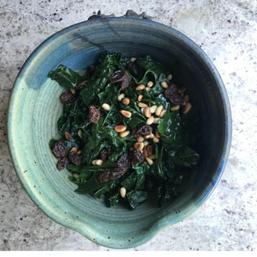Kale and nuts
