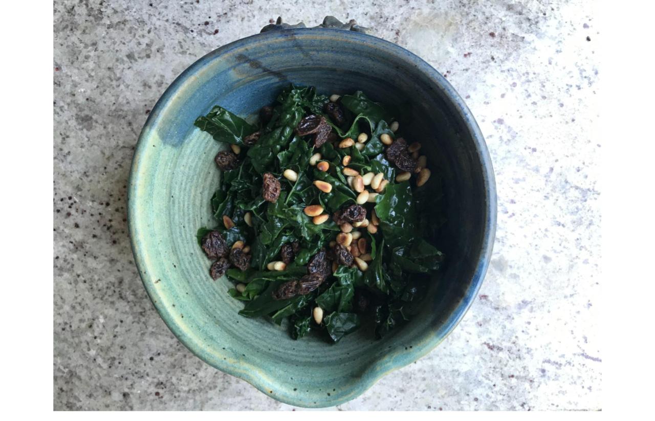 Kale and nuts